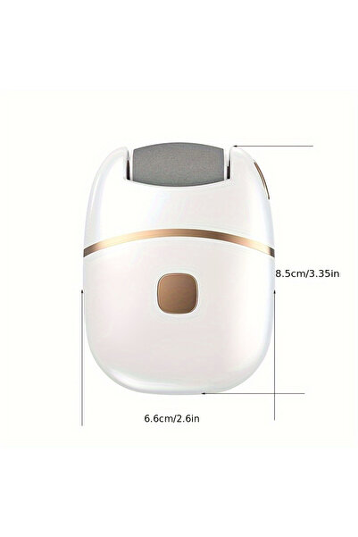 Choice مبرد قدم كهربائي قابل لإعادة الشحن باللون الأبيض - تلميع الجلد السميك،...