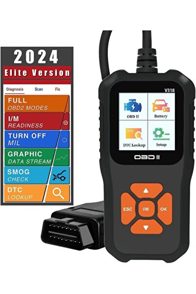 Choice أداة تشخيص السيارات V318 ماسح ضوئي لبطارية السيارة OBD2 يكتشف الأعطال ...