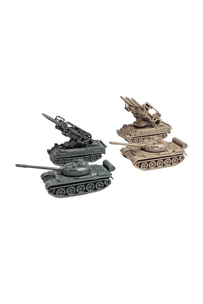 Choice 4 Pieces 1:144 Tank Model Armored Vehicle Tank Truck 4D Model Collectables for Kids Toddlers Girl...