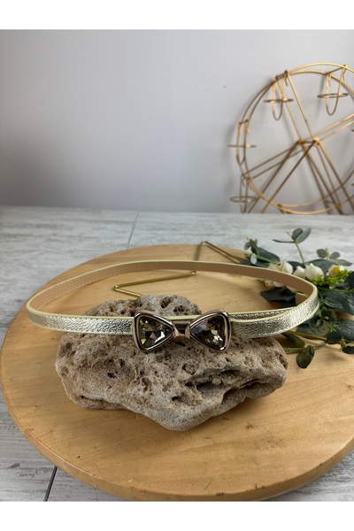 SEDEF TAKI Taşlı fiyonk kemer