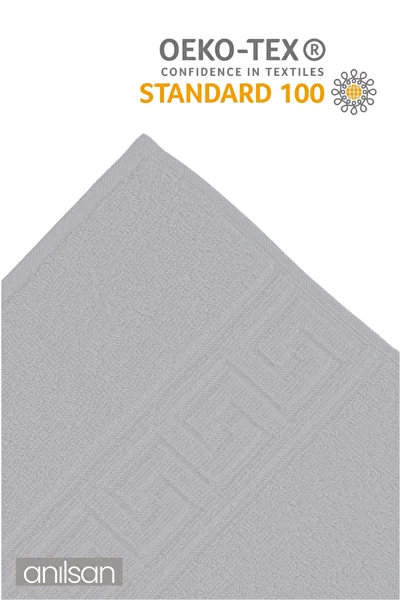 Anılsan 10 Gray Greek Hand Towels - 50X90 Cm, 225Gr, 100% Cotton, Spa and Hotel Towels
