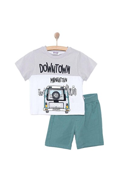 Midimod Fun World 3D Erkek Tshirt-Şort Erkek Bebek