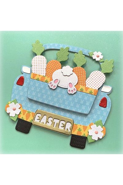 Choice Kscraft Easter Bunny Truck Metal Cutting Dies Stencils For Diy Scrapbooking Decorative Embossing ...