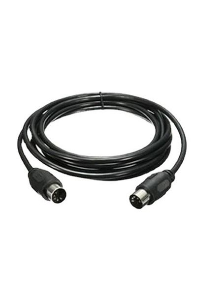 gootrades كابل MIDI DIN 5 دبابيس ذكر إلى ذكر بطول 3 أمتار، قابس MIDI DIN 5 دبابيس إلى كابل تمديد صوت DIN 5 دبابيس ذكر