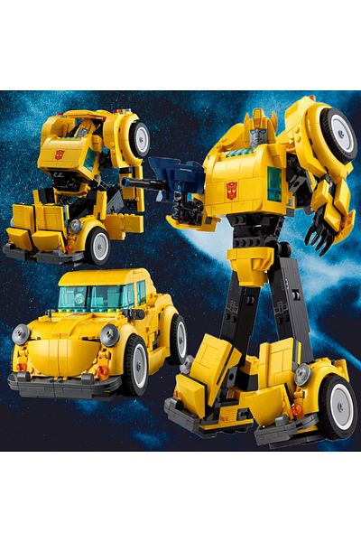 Choice Nobox White New Yellow Robot Truck Car Toy Building Blocks Diy Truck Transformation Autobot Deformat