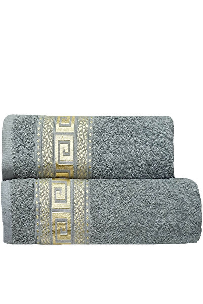 Mira Home 2-dijelni set peškira za kupanje Helen 100% pamuk komada 70x140 cm