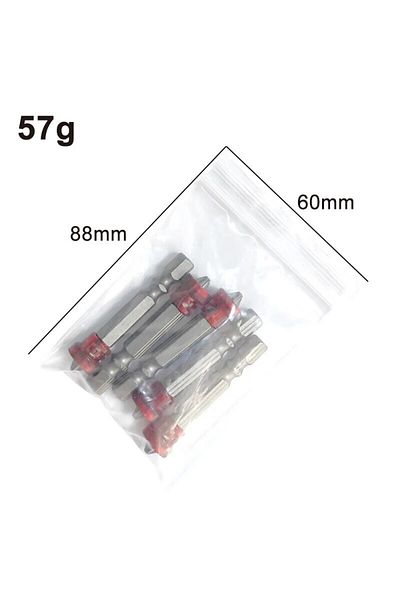 Choice 5pc screwdriver set 5pc Red 50mm PH2 Cross Screwdriver Head S2 Magnetic Hand Screwdriver Single Head