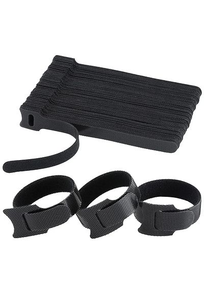 Choice 100pcs 100pcs Releasable Cable Organizer Ties Mouse Earphones Wire Management Nylon Cable Ties Reusa