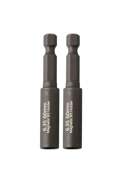 Choice 2pcs 2/5pcs 1/4inch Hex Shank Extension Rod Screwdriver Extension Rod Screwdriver Bit Holder Interna