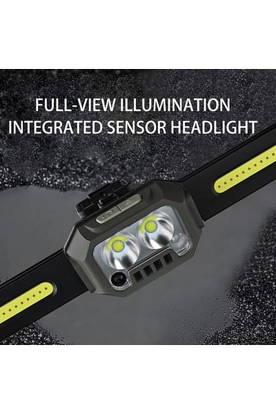 Choice Black 2023 New Strong Light 1000 Lumens COB 270 Wide Beam Silicone Lightweight Sport Headlamp For Ru