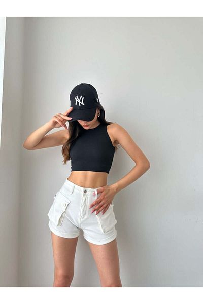 ADA MODA Blugi scurti elastici