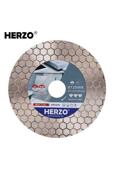 Choice Diamond Saw Discs HERZO 125MM Tile Diamond Saw Discs Hexgonal Cutting and Grinding Blade Wide Applic