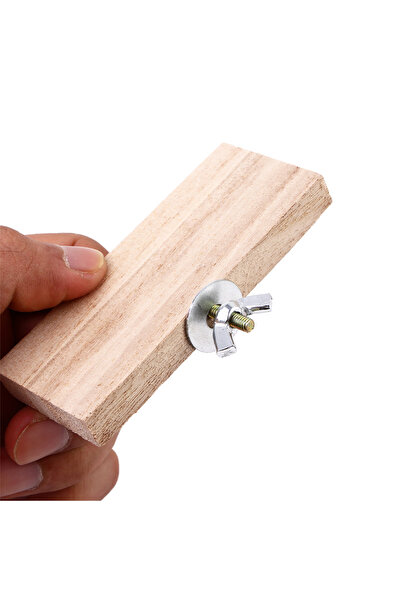 Choice M Pet Wood Stand Platform Bird Toys Parrot Rack Hamster Accessories Gerbils Mice Jumping Board Home.