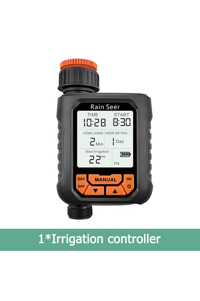 Choice LCD controller 1 Rain Seer Large LCD Display Water Timer Waterproof IP65 Home Garden irrigation Rain