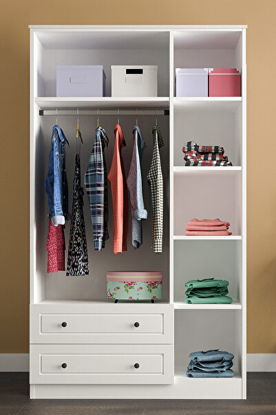 Rabi Beyza Country 3 Kapak 2 Çekemceli Gardırop