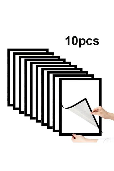 Choice 10pcs 2/3/5/10pcs A4 8x12Inch Rubber Magnet poster frame Soft Self Diamond Painting Frames A4 Canvas