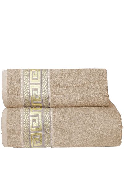 Mira Home Σετ Πετσέτες Μπάνιου 2 τεμαχίων Helen 100% Βαμβάκι 70x140 cm
