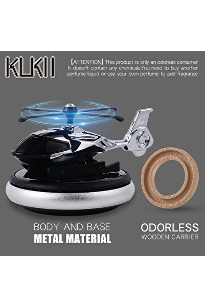 choice2 معطر جو دوار يعمل بالطاقة الشمسية، مصنوع من المعدن الفضي، عديم الرائح...