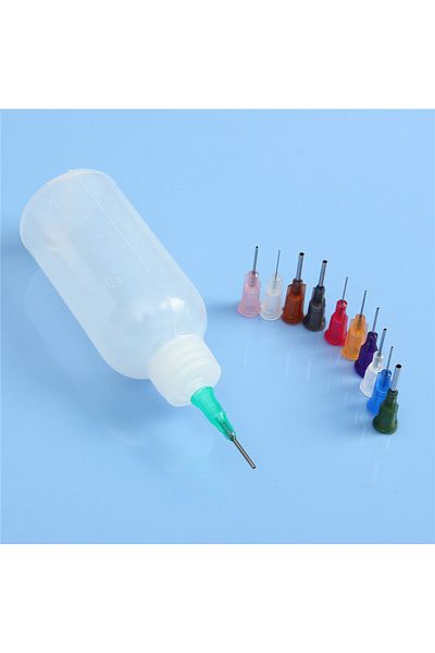 Choice 30ml 30ml/50ml Transparent Glue Bottle Polyethylene Needle Dispenser Dispensing Bottle For Rosin Sol