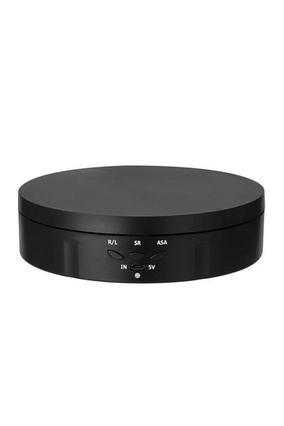 Choice 146black 3 in 1 Electric Rotating Display Stand 360 Degree USB/Battery Turntable Holder Jewelry Disp