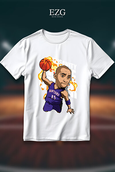 EZG Business Tricou Vince Carter Insanity, imprimat, supradimensionat, unisex...