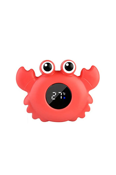 Choice جهاز قياس درجة حرارة حمام الطفل على شكل سرطان البحر، جهاز قياس درجة حر...