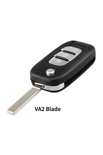 choice2 3 أزرار VA2 KEYYOU 1 قطعة 2/3 أزرار حافظة مفاتيح السيارة لرينو فلوانس...