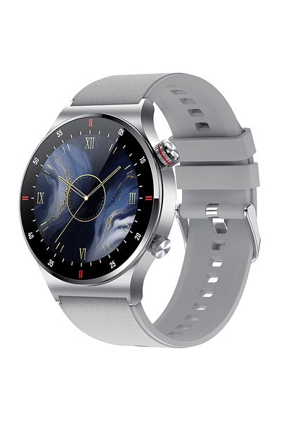 ChiBear NFC Smartwatch Black silicone belt GPS ECG+PPG Bluetooth Call Smart Watch Men 2024 Sports Bracelet N