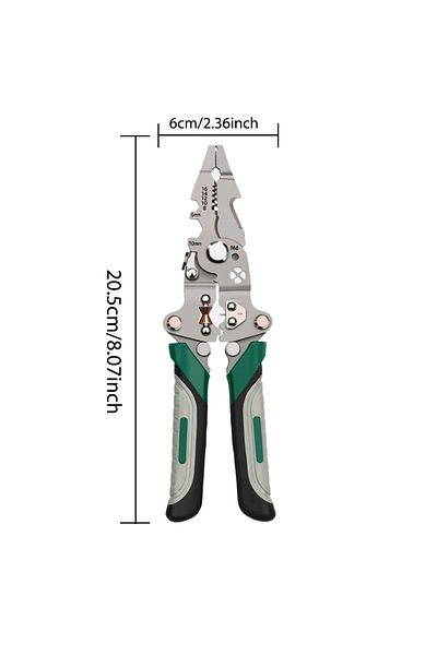 Choice 1pc wire stripper Foldable wire stripper, pulley design multi-function electrician wire splitter wir