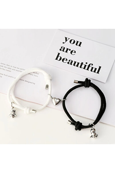 Choice مجموعة من قطعتين من خرزات باغوا تاي تشي يين يانغ المحايدة من الحجر الط...