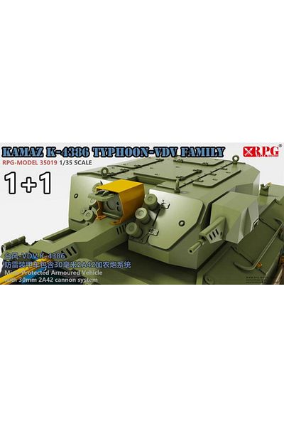 Choice Rpg Model 35019 1/35 Scale Russian Typhoon Vdv K-4386 (30mm 2a42 Autocannon Type & Mine-protected...