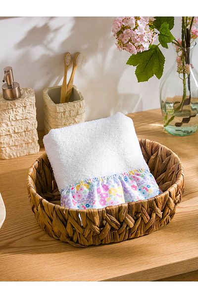 LC Waikiki LCW Prosop de față din bumbac imprimat cu flori 50x80 Cm