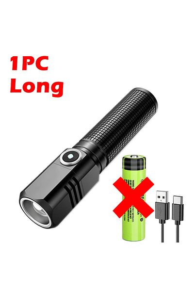 XIWANGFIRE Long No Battery Mini Flashlight Xhp50 Led Usb C Rechargeable 16340 18650 Battery Flashlight 1500lm P