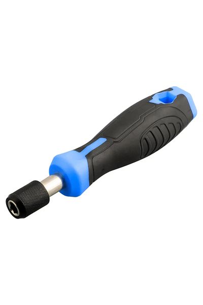 Choice Blue Black 6.35mm Hex Self-locking Adapter Screwdriver Handle Screwdriver Bit Holder 5Inch Hexagonal