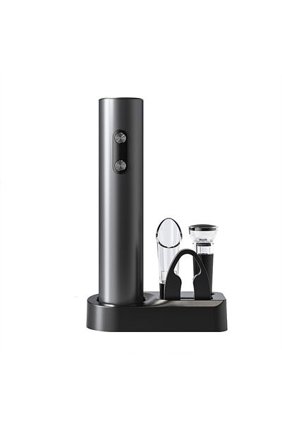 Choice WP1 Set Electric Wine Opener Set Automatic Corkscrew with Aerator Pourer and Foil Cutter for Kitchen