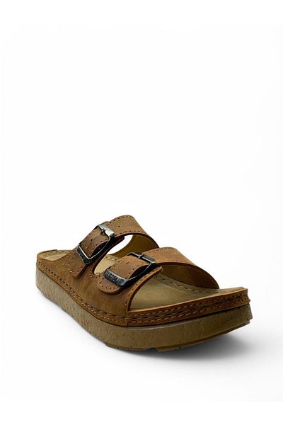 Tuğba Ortopedi S1012 Women's Anatomical Tan Slippers