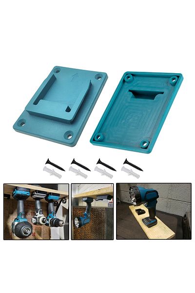 Choice Blue Tool Holder Dock Mount For Makita For Bosch 18V Fixing Devices Drill Tool Holder Case Machine S