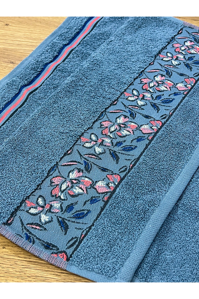 AYHANHOME Set of 6 Jacquard 50X90 cm 100% Cotton Hand and Face Towels