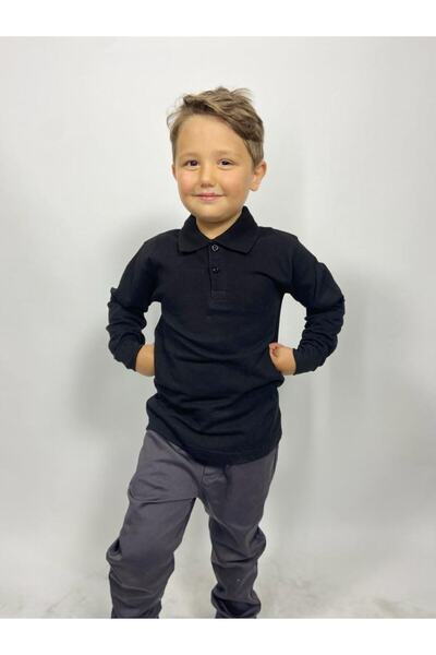 YCN TEKSTİL Σχολική μπλούζα με μακρυμάνικο λαιμόκοψη