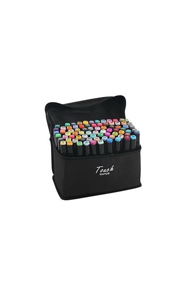 BEYZANA 80 Pcs Double Sided Professional Marker Paint Pen Set