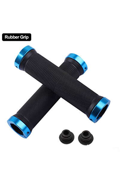 Choice مقابض دراجة زرقاء، قفل من سبيكة معدنية للدراجات الجبلية، قفل ثنائي الا...