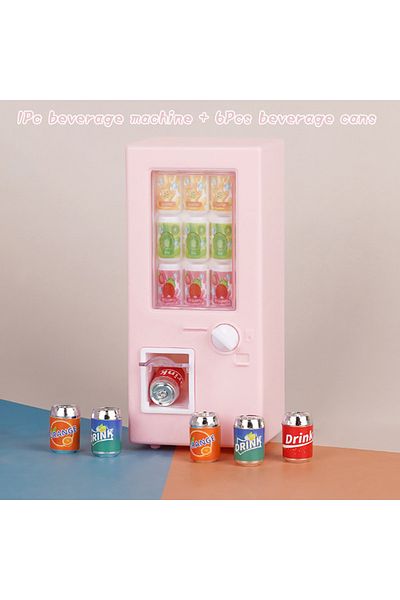 Choice Pink 1:12 Dollhouse Miniature Supermarket Empty Shelf Mini Display Stand Storage Rack Model Toy Doll