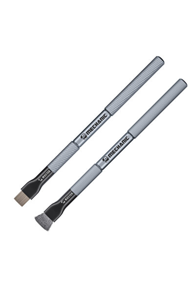 MECHANIC 2Pcs Mechanical Motherboard IC Debonding Brush Steel Brush IC Pad Cl...