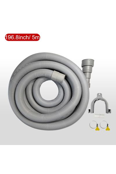 Choice Outlet Hose-5M 1pc Washing Machine And Dishwasher Drain Pipe Kit, Including Flexible Corrugated Pipe