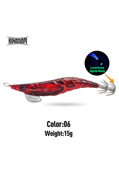 Choice 3.0 15g Color 06 Kingdom Egi Squid Bait Artificial Jigging Lures Slow ...