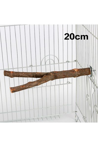 Choice 20cm 1pcs 15/20/30cm Birds Accessories Bird Cage Sticks Wooden Stuff Stand Tree Branch Perches Aseso