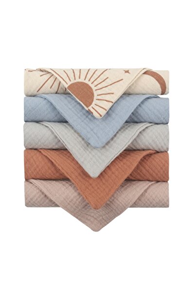 Choice جديد - 4 5 قطع من مناشف الأطفال القطنية الناعمة الماصة ومناشف الوجه وم...