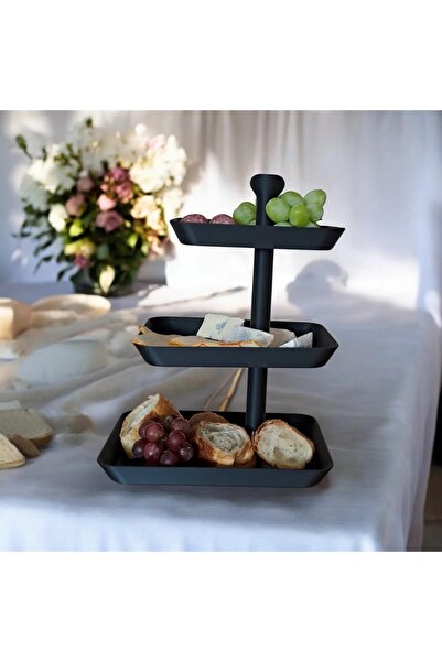 Goplast Premium 3 Tiers Serving Stand Presentation Stand Cake Cake Candy Stand Refreshment Stand Fruit Stand Birthday Wedding Engagement