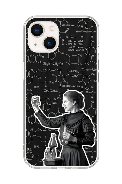 Dali Design حافظة شفافة متوافقة مع هاتف iPhone 14 بتصميم Marie Curie