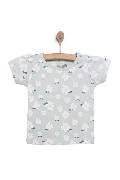 ebebek Hello Baby HelloBaby Basic Kız Papatya Baskılı T-Shirt Kız Bebek